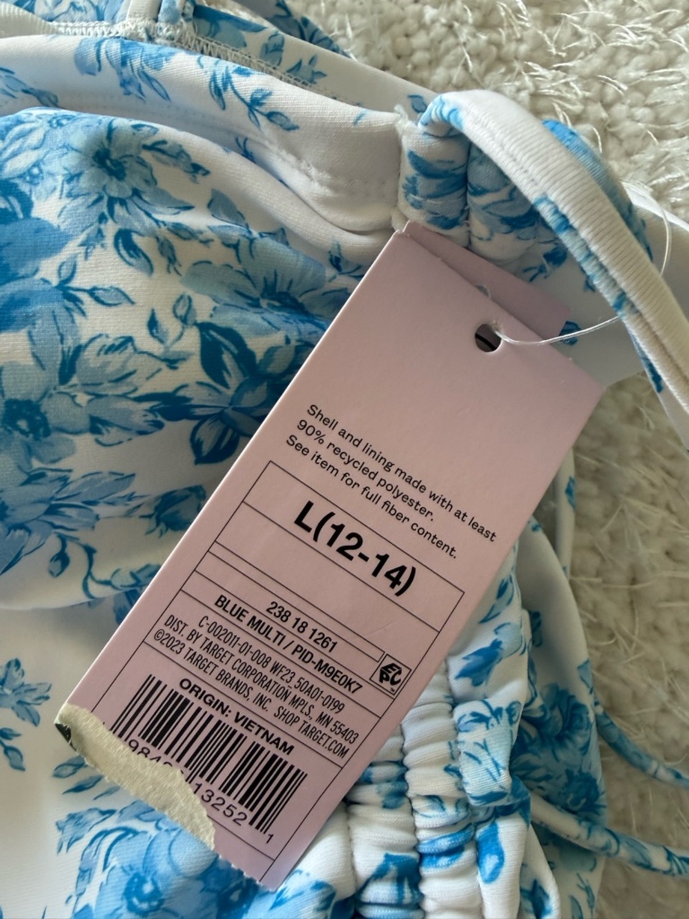 wild fable White Floral One-Piece Swimsuit with Bridgerton Vibes - Picture 8 of 10